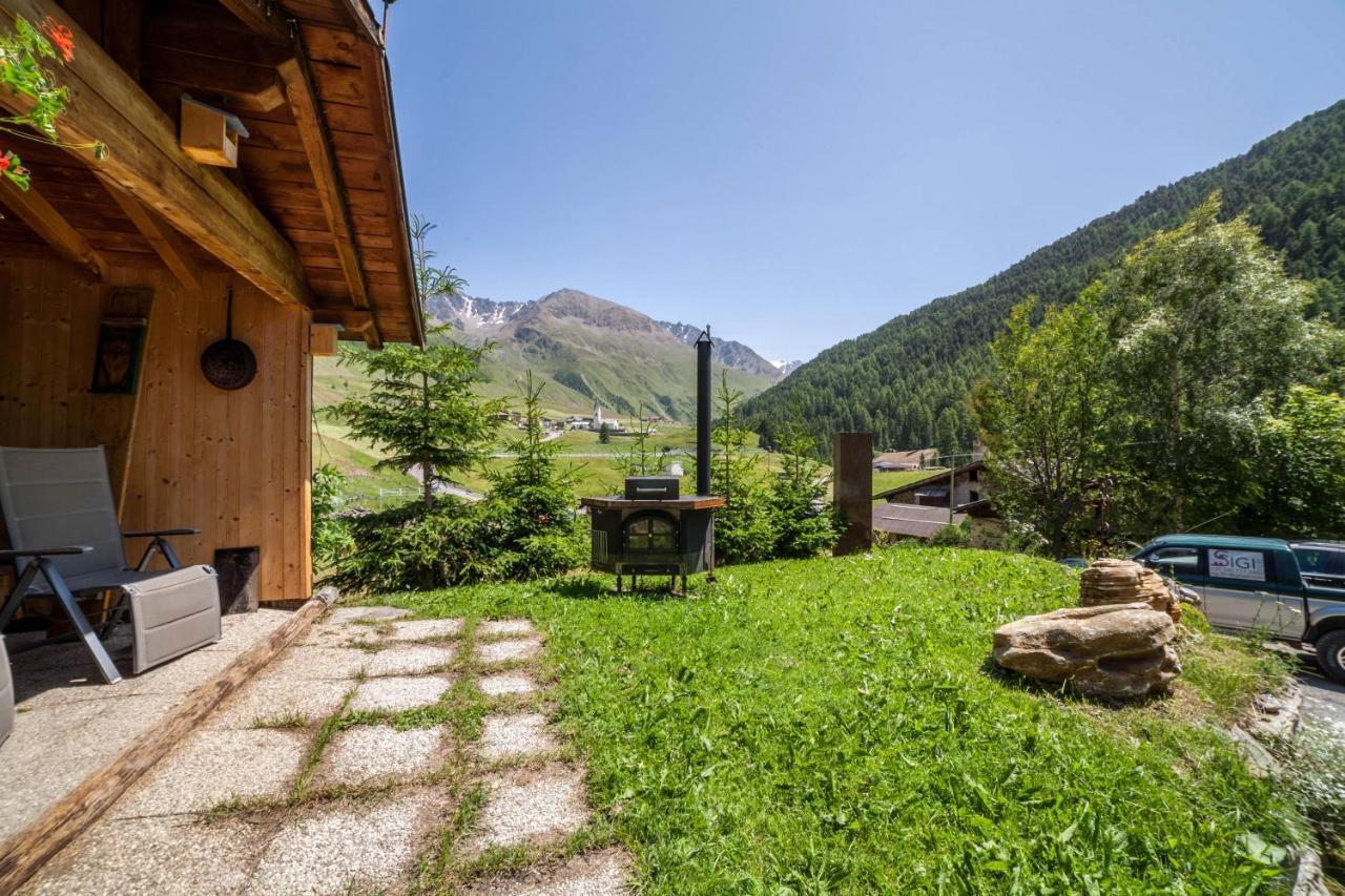 Ferienwohnung Haus Fliri Melago エクステリア 写真
